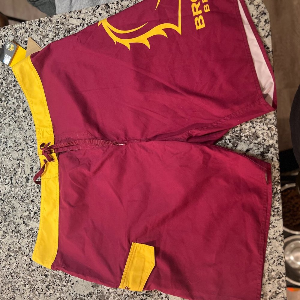 Quicksilver Broncos Brisbane Swim Shorts Size: 42